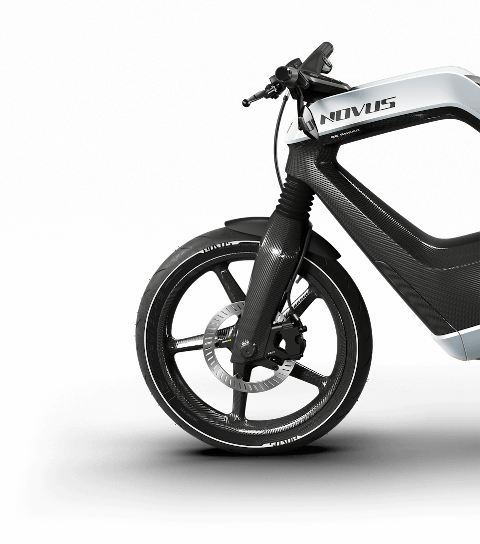 Novus' electric motorcycle