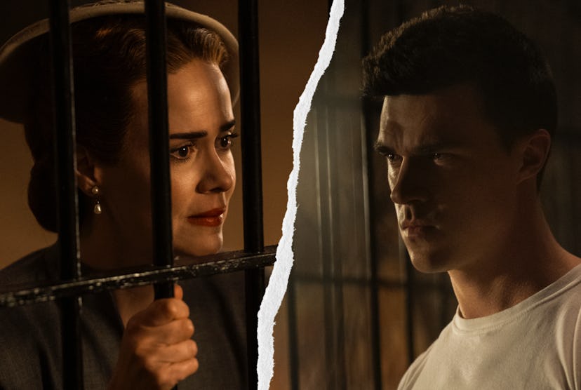 Nurse Mildred Ratched and her brother Edmond Tolleson in 'Ratched' via the Netflix press site