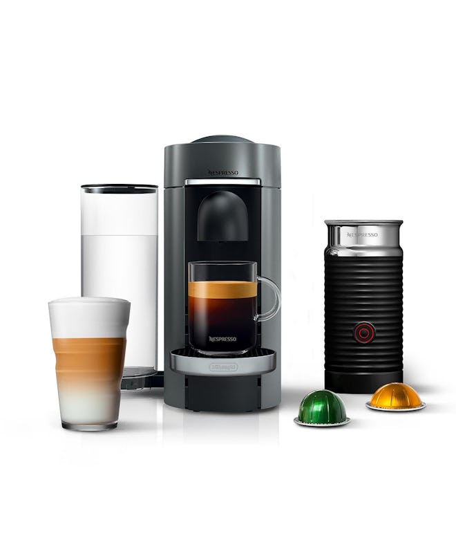 Nespresso by De'Longhi Vertuo Plus Deluxe Coffee & Espresso Maker bundle