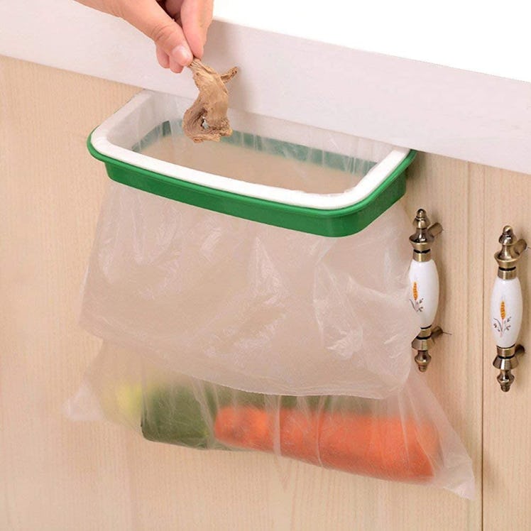 Lunies Over-The-Cabinet Plastic Trash Bag Holder