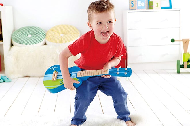 Hape Kid's Wooden Toy Ukulele