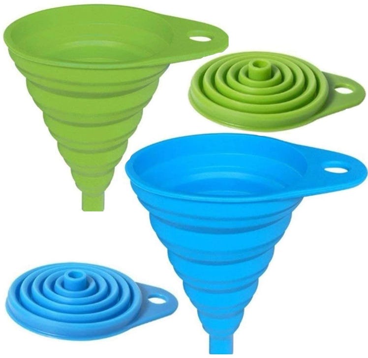 AxeSickle Silicone Collapsible Funnel (2-Pack)