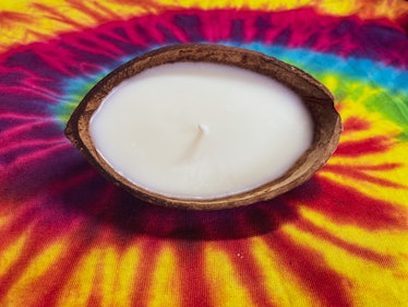 Coconut Shell Candle