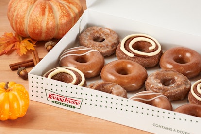 Krispy Kreme's new pumpkin spice collection will be offered until the end of the month.