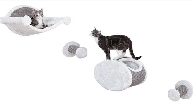Trixie Pet Products Wall-Mounted Cat Lounging Set (4-Piece Set)