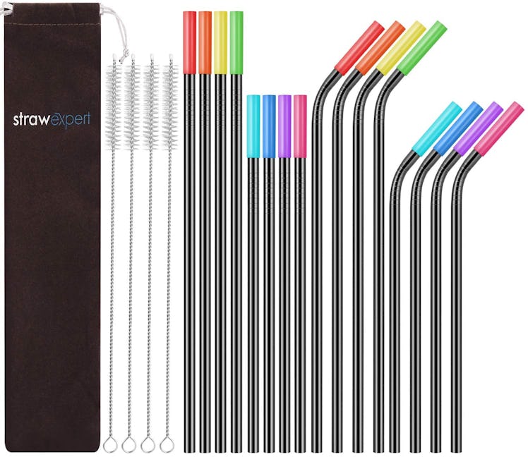 StrawExpert Reusuable Straws (16-Pack)