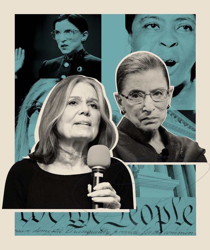 Gloria Steinem and Ruth Bader Ginsburg 