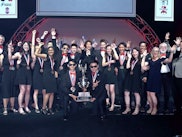 The Troy Science Olympiad team at the 2019 Nationals.