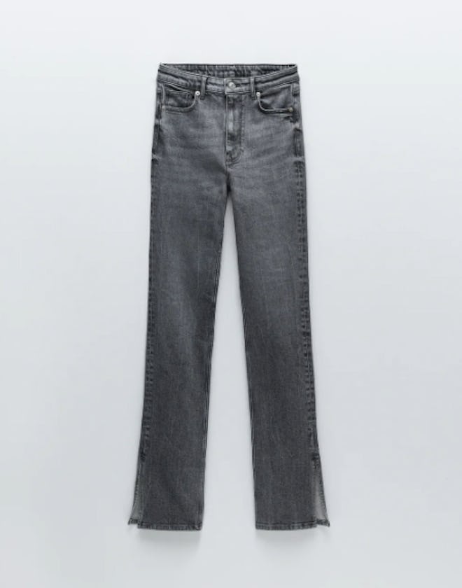 Split Skinny Hi-Rise Jeans