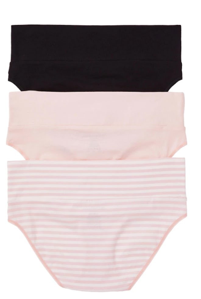 Maternity Fold Over Panties 3-Pack