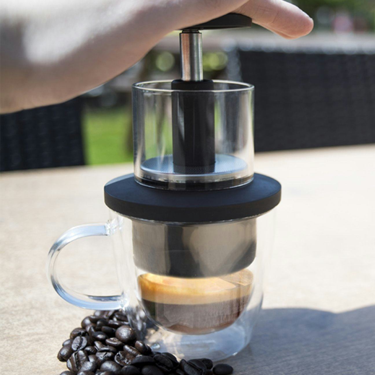 CoffeeJack is a tiny, ecofriendly, coffeemaker you can take anywhere