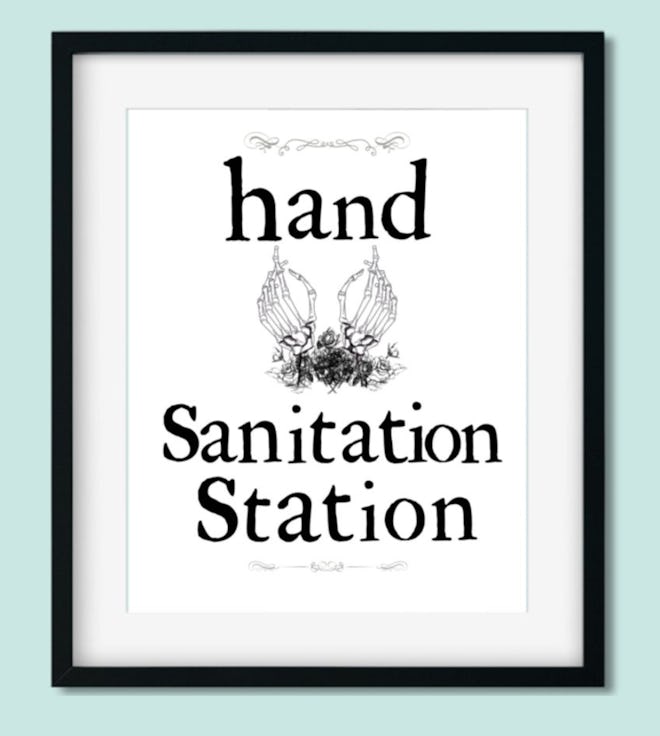 Printable Hand Sanitation Sign