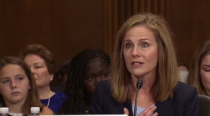 President Donald Trump is reported to be seriously considering Amy Coney Barrett to replace Ruth Bad...