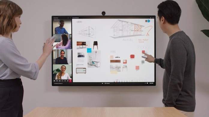 Microsoft's Surface Hub 2S is an 85-inch collaboration device. 