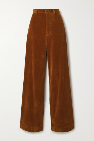 Polo Corduroy Wide-Leg Pants