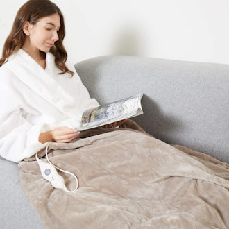 If you're looking for cheap ways to heat a room, consider this heated blanket to keep you warm all n...