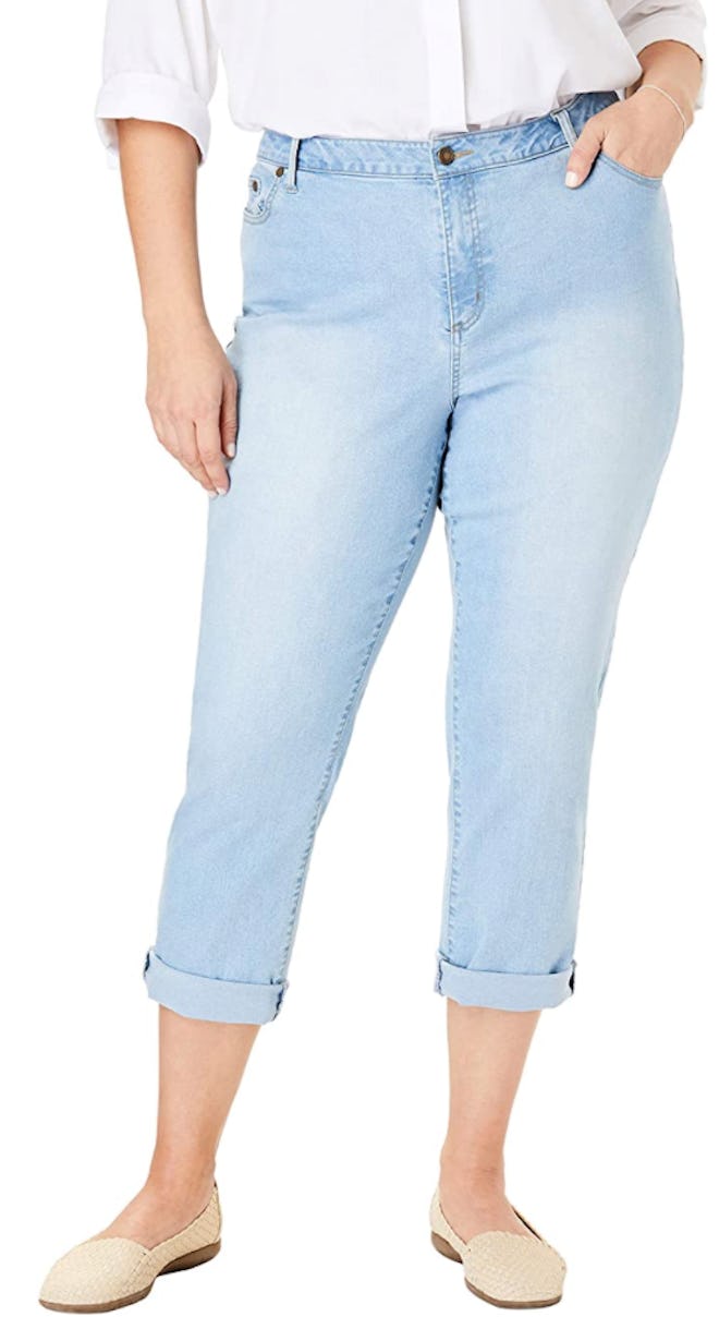 Woman Within Women's Plus Size Girlfriend Stretch Jean