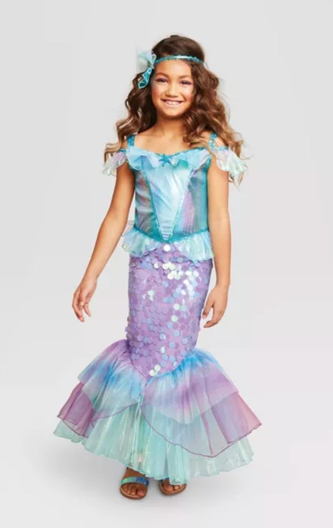 Kids Mystic Mermaid Halloween Costume Dress