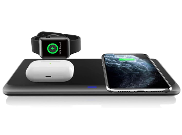 QI-EU 3 in 1 Wireless Charging Station 