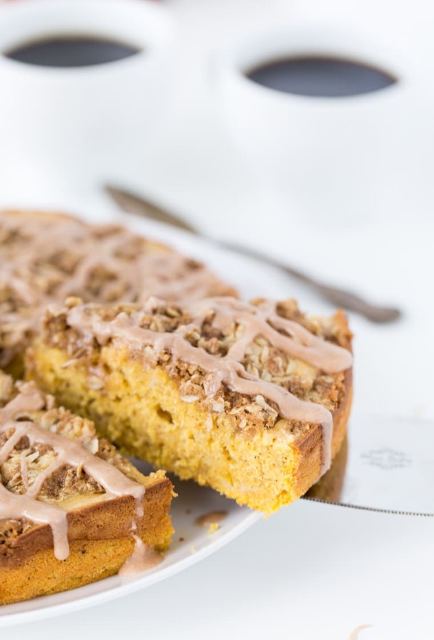 pumpkin spice latte coffee cake