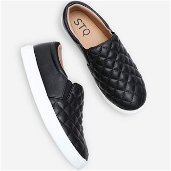  STQ Quilted Slip On Sneakers