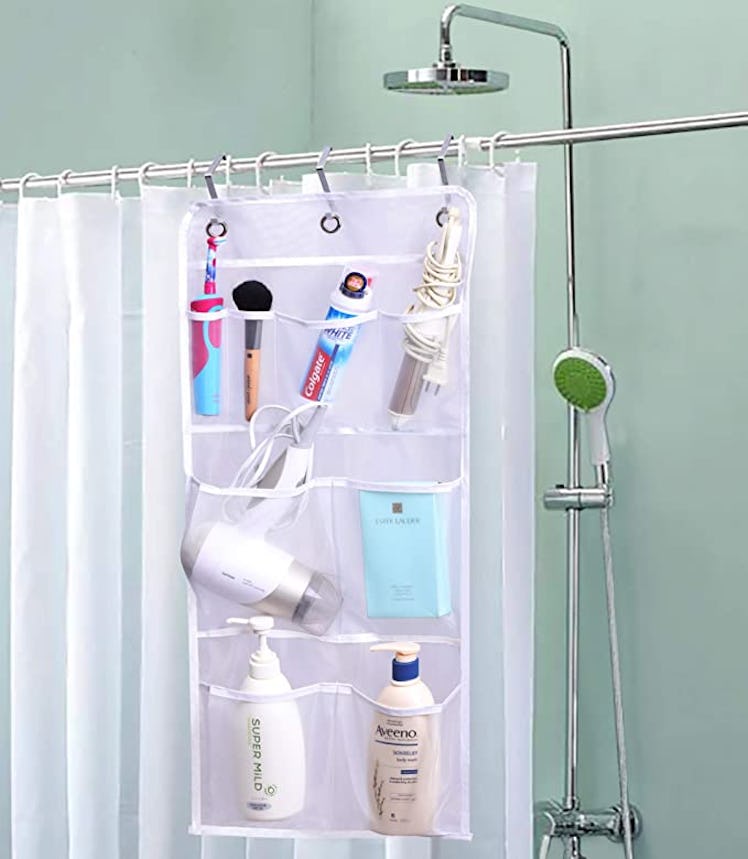 Misslo Hanging Mesh Pockets Shower Organizer