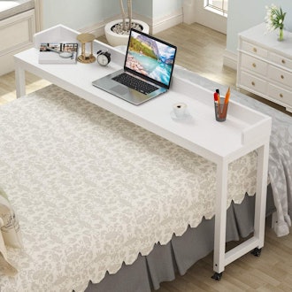 Tribesigns Overbed Table With Wheels
