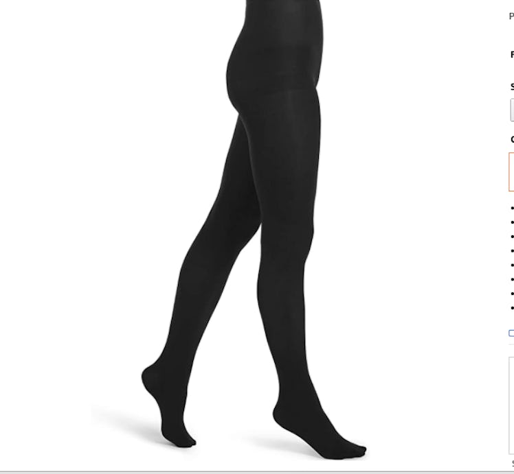 Hue Super Opaque Tights with Control Top