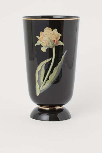 Flower-Design Vase