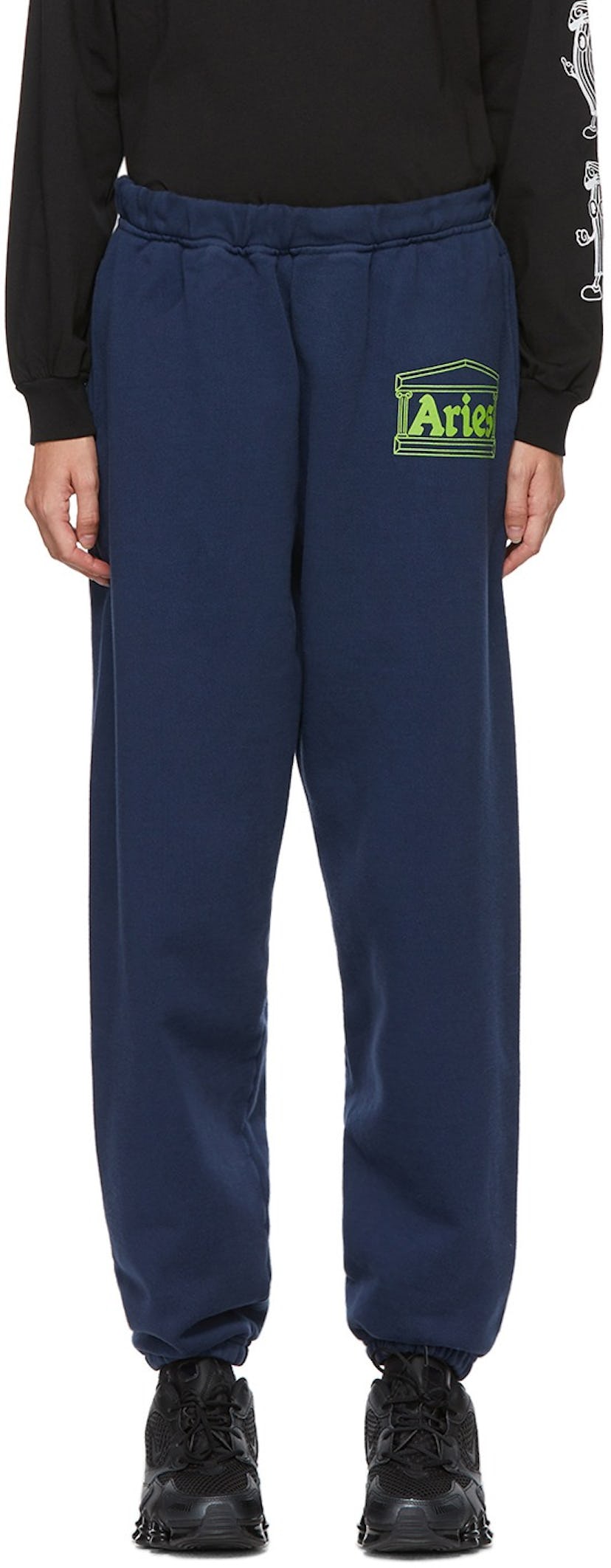 Navy Logo Premium Lounge Pants