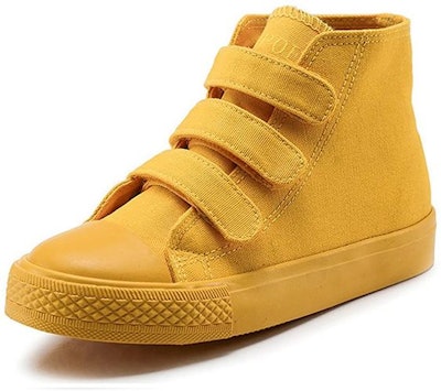 Boy's Girl's High-Top Casual Strap Canvas Sneaker(Toddler/Little Kid/Big Kid)