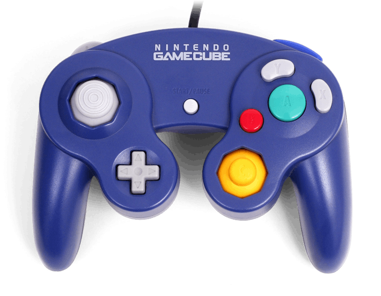 The GameCube controller.