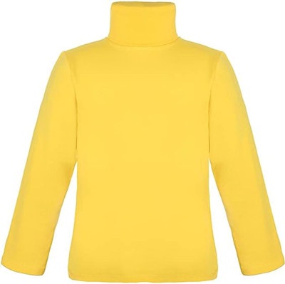 Lovetti Girls' Basic Long Sleeve Turtleneck 100% Cotton T-Shirt