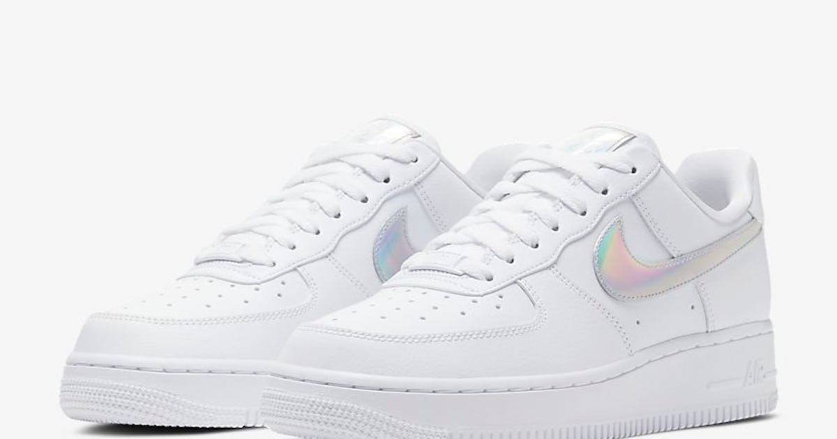 Nike air force 1 holographic white Clearance