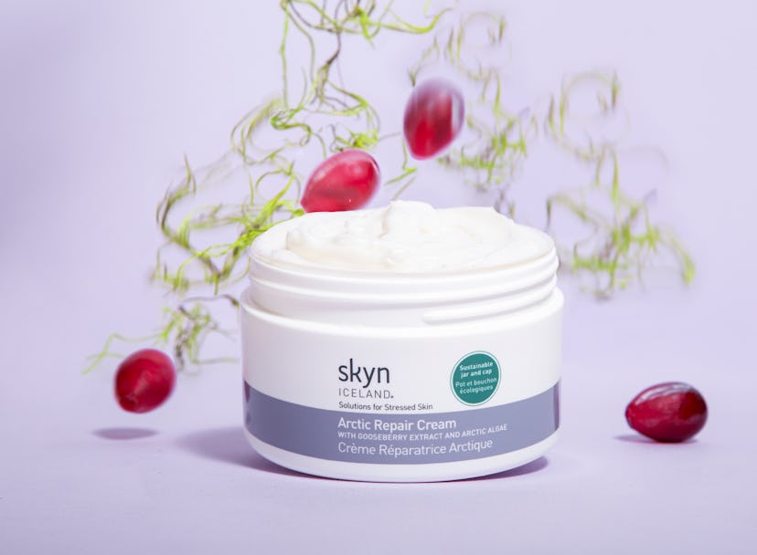 The new cream features ingredients like gooseberry extract, Arctic algae, and colloidal oatmeal.