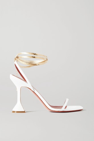 Henson Chain-Embellished Leather Sandals
