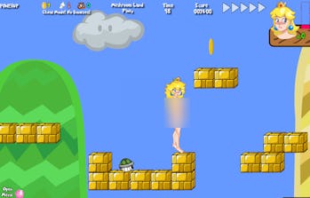 A XXX Super Mario / Peach game.