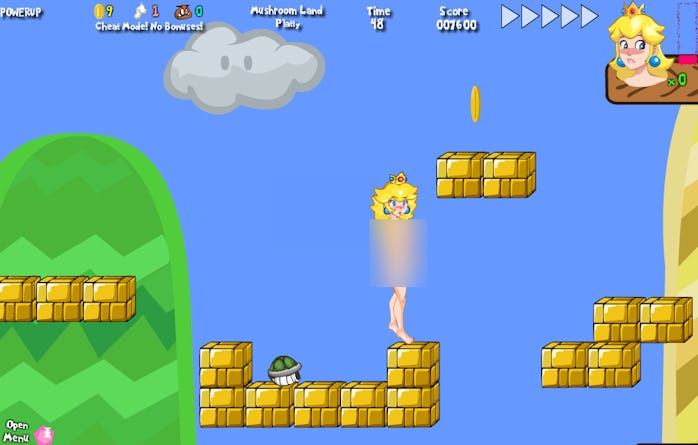 A XXX Super Mario / Peach game.