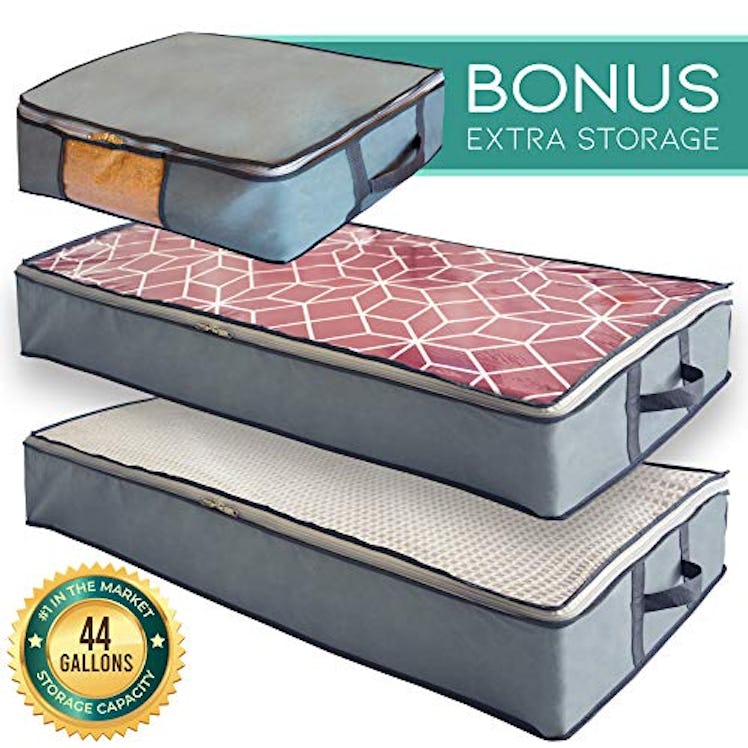 Mill & Mint Undercover Cubes 3 Under Bed Storage Bins