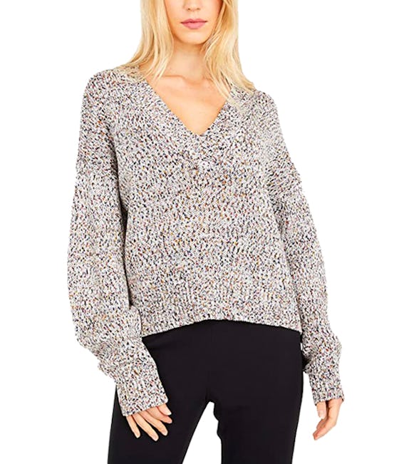 Multicolor V-Neck Sweater