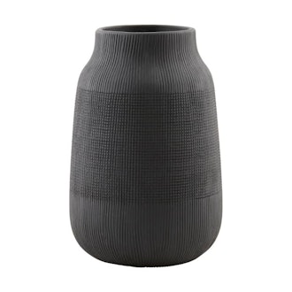 Vase Groove Black 22cm