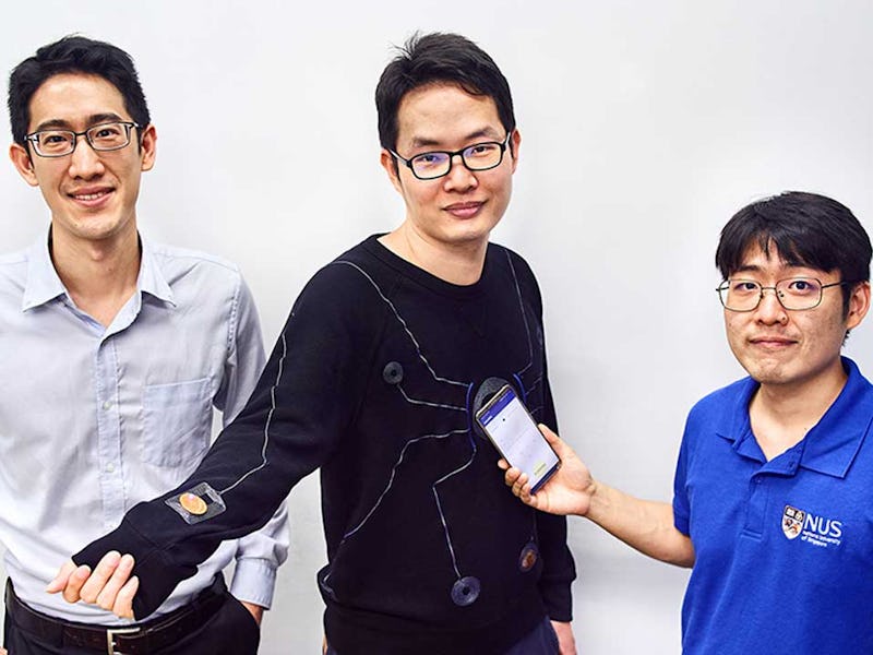 A team of researchers created a smart suit that can provide real-time monitoring of health data.