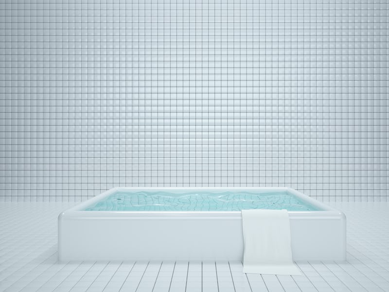 bath, tub, bathing