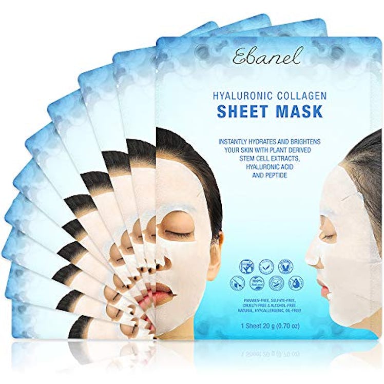 	 Ebanel 10 Pack Collagen Face Mask