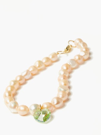 Pearl & 24kt Gold-Plated Choker