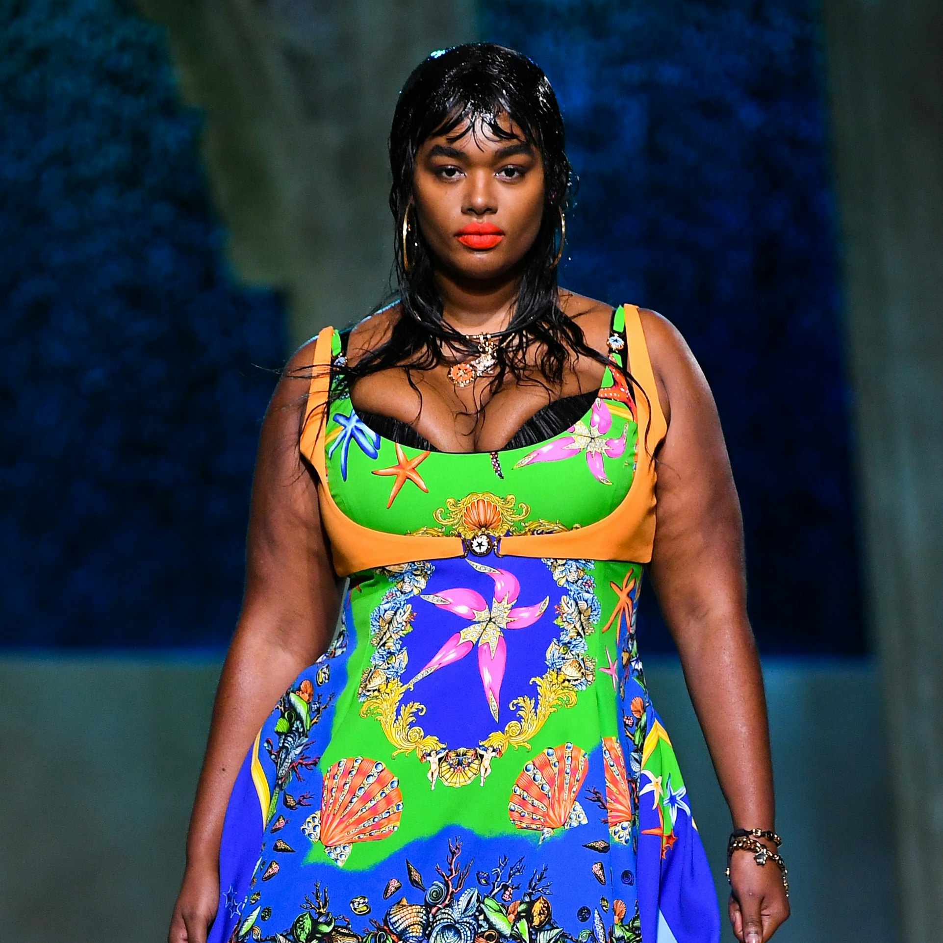 Versace Sent 3 Plus Size Models Down The Runway At Fashion Week