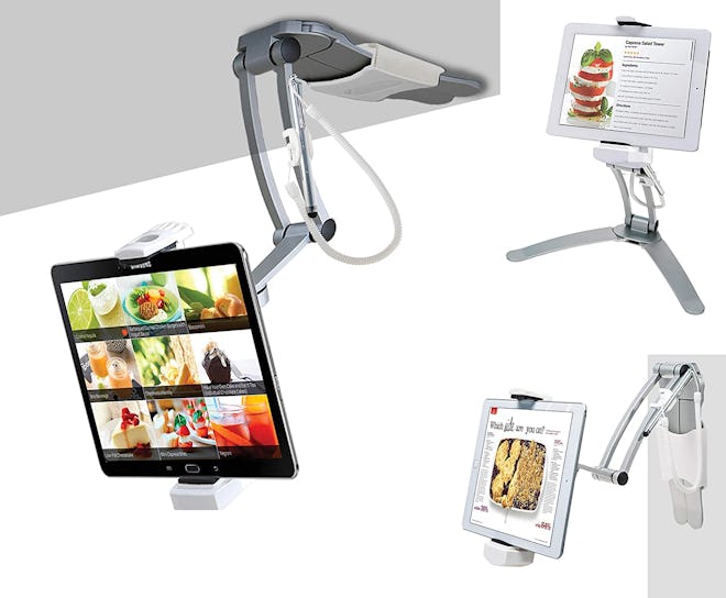 CTA Digital 2-in-1 Kitchen Tablet Stand Wall