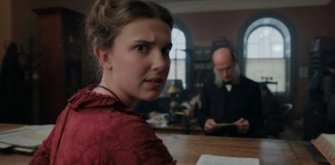 Millie Bobby Brown in Enola Holmes on Netflix