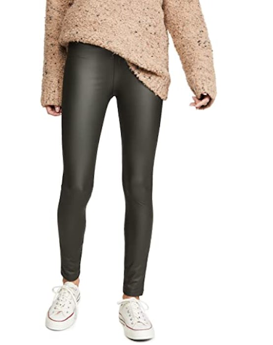 Plush Fleece-Lined Liquid Leggings