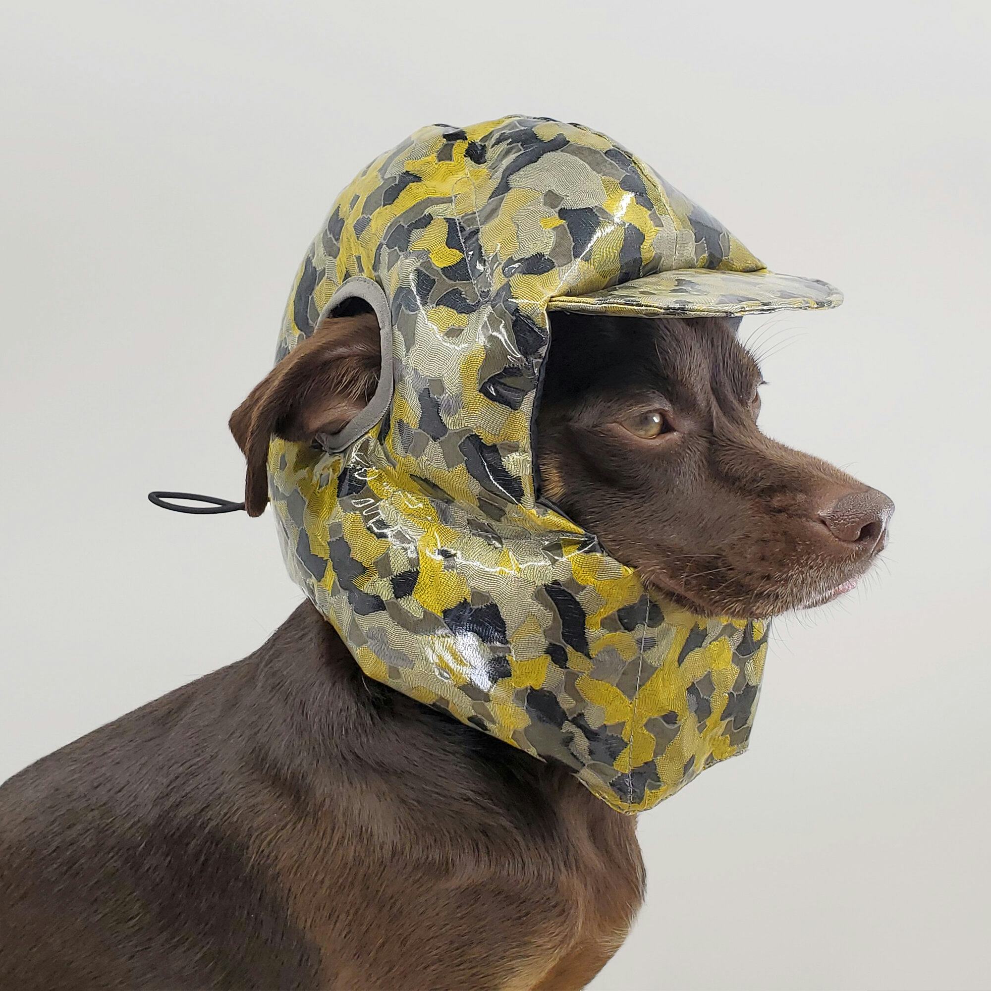 These oneoff dog helmets are designed to give your pooch sweet dreams